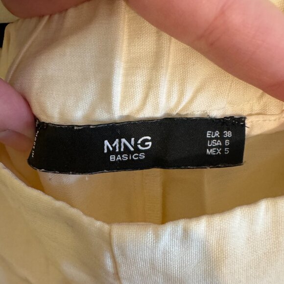 Mango Women's Cream High Waisted Sailor Shorts Size 6 - Picture 2 of 3